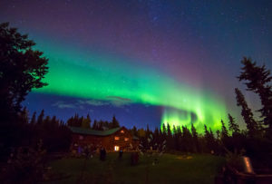 A Taste of Alaska Lodge is the perfect Fairbanks Aurora Viewing Location in Winter