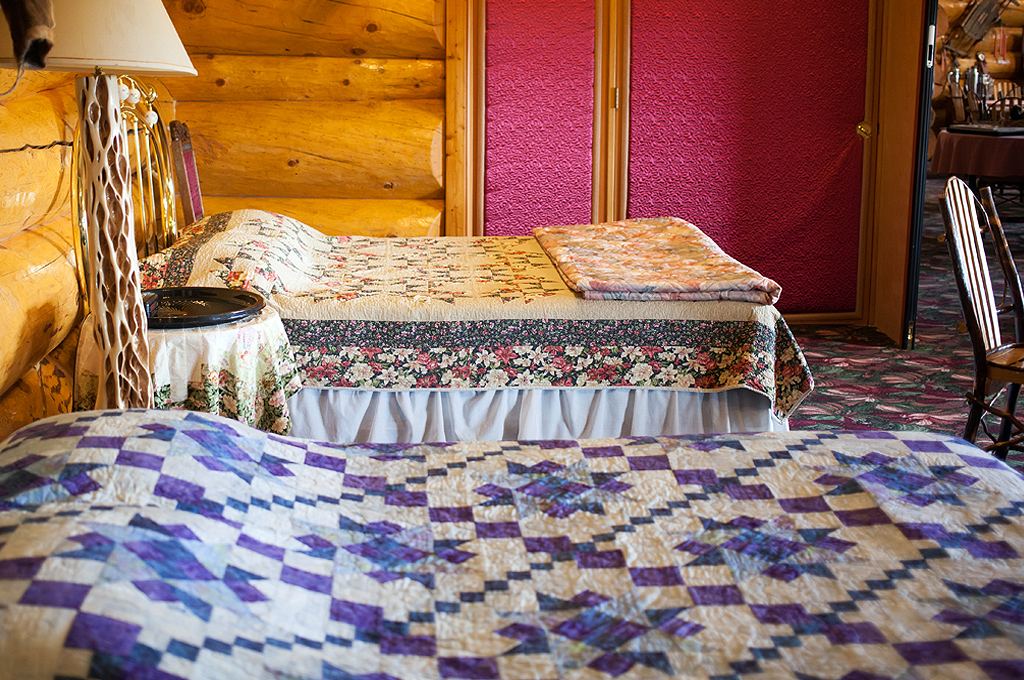 West Suite Bedroom at A Taste of Alaska - Fairbanks Bed and Breakfast
