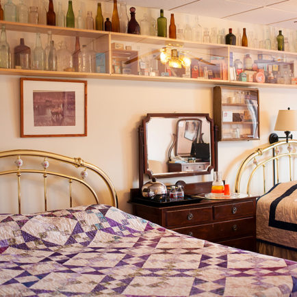 Private Lodge Room Bedroom at A Taste of Alaska Bed and Breakfast Fairbanks