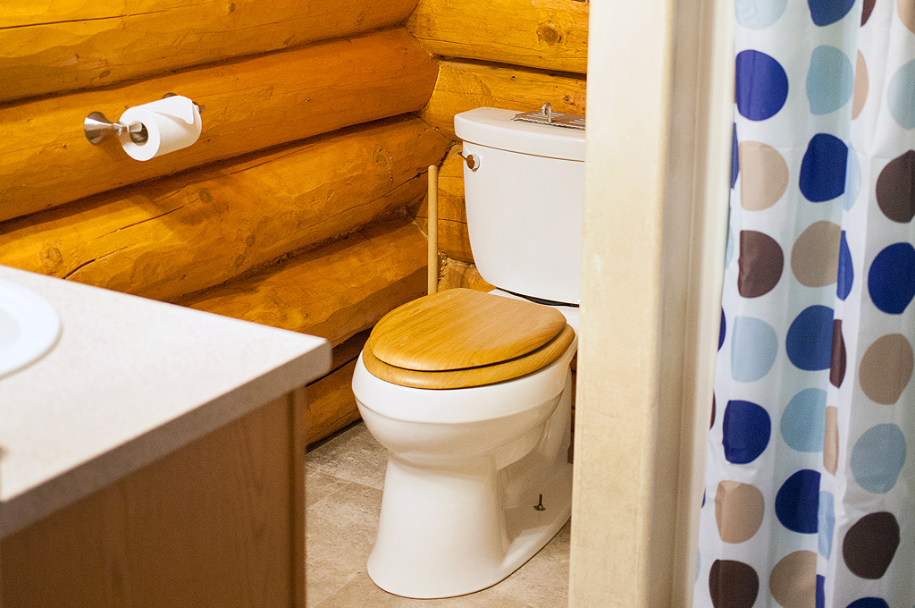 The Bathroom at Spruce House - Unique Fairbanks Alaska Inn & Lodging - A Taste of Alaska Lodge