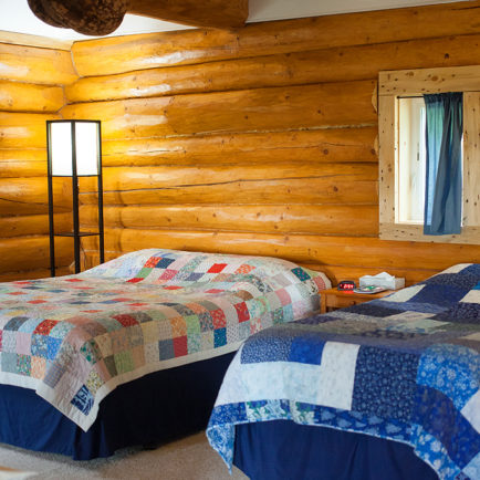 Downstairs Bedroom at Spruce House - Unique Fairbanks Alaska Inn & Lodging - A Taste of Alaska Lodge