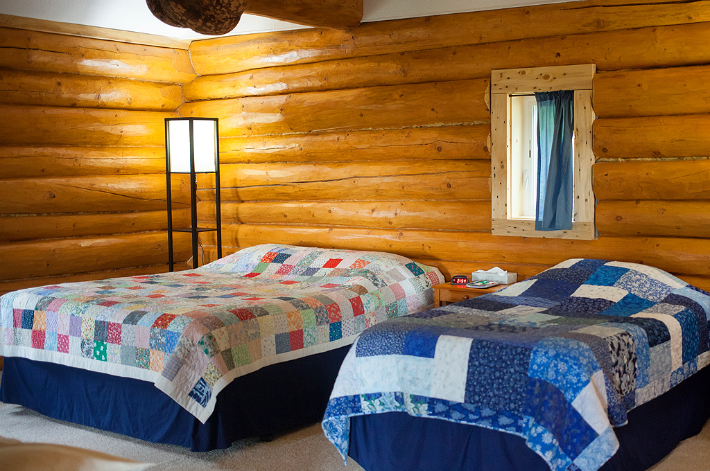 Downstairs Bedroom at Spruce House - Unique Fairbanks Alaska Inn & Lodging - A Taste of Alaska Lodge
